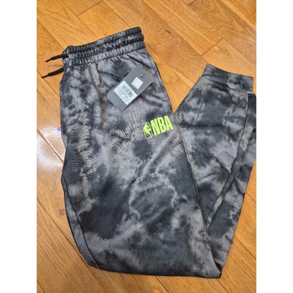 NBA Boys Jogger Sweatpants Youth Boys XL 18/20 Black/Grey NEW Retail $60